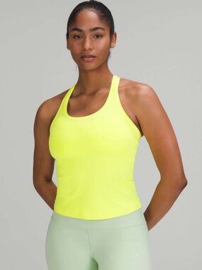 Lululemon Cool Racerback Short Tank Top *Nulu Electric Lemon